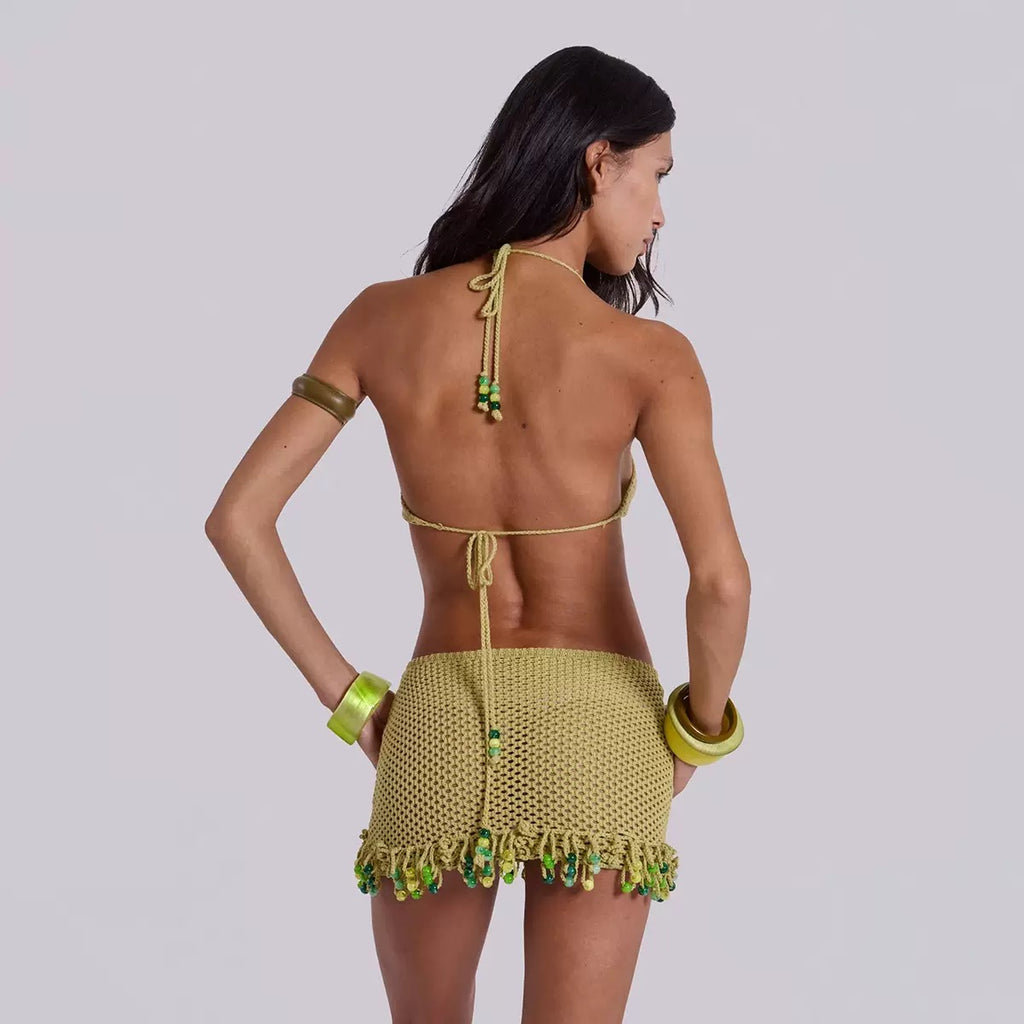 Mini Green Dress
