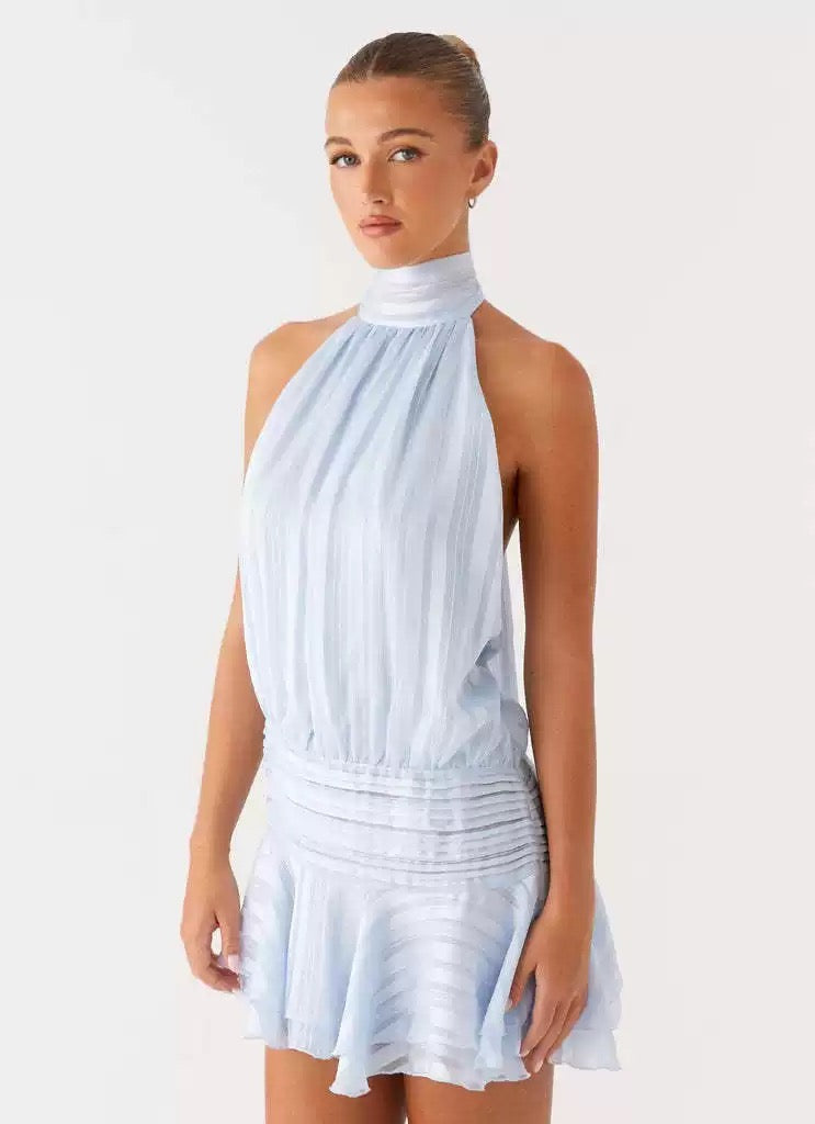 Chiffon mini dress