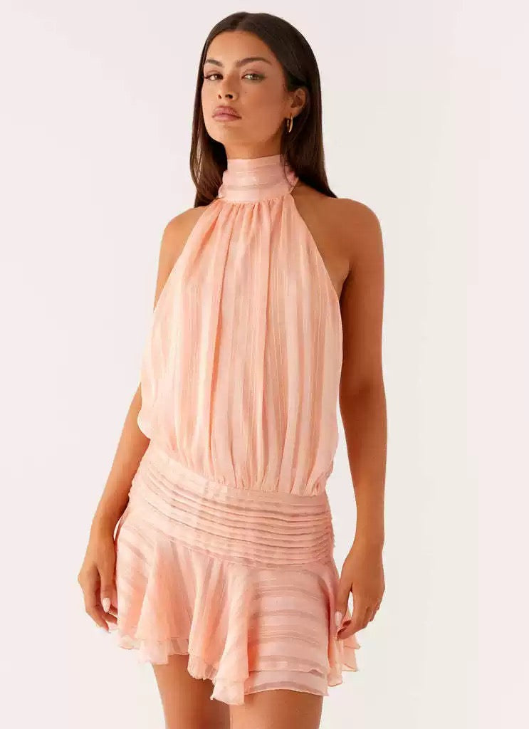 Chiffon mini dress