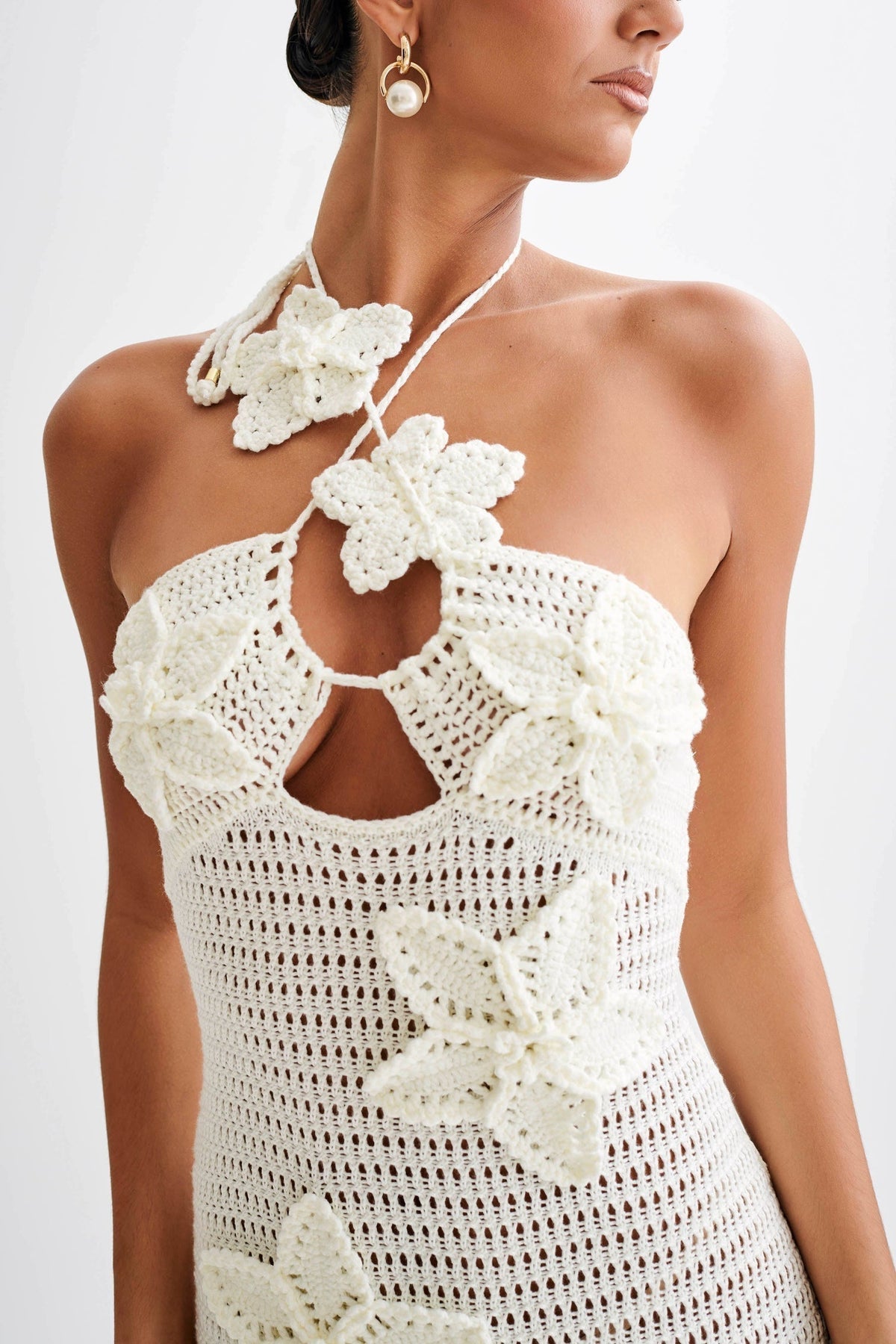 Floral Crochet Dress