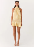 Chiffon mini dress