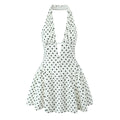 Polka dot mini dress